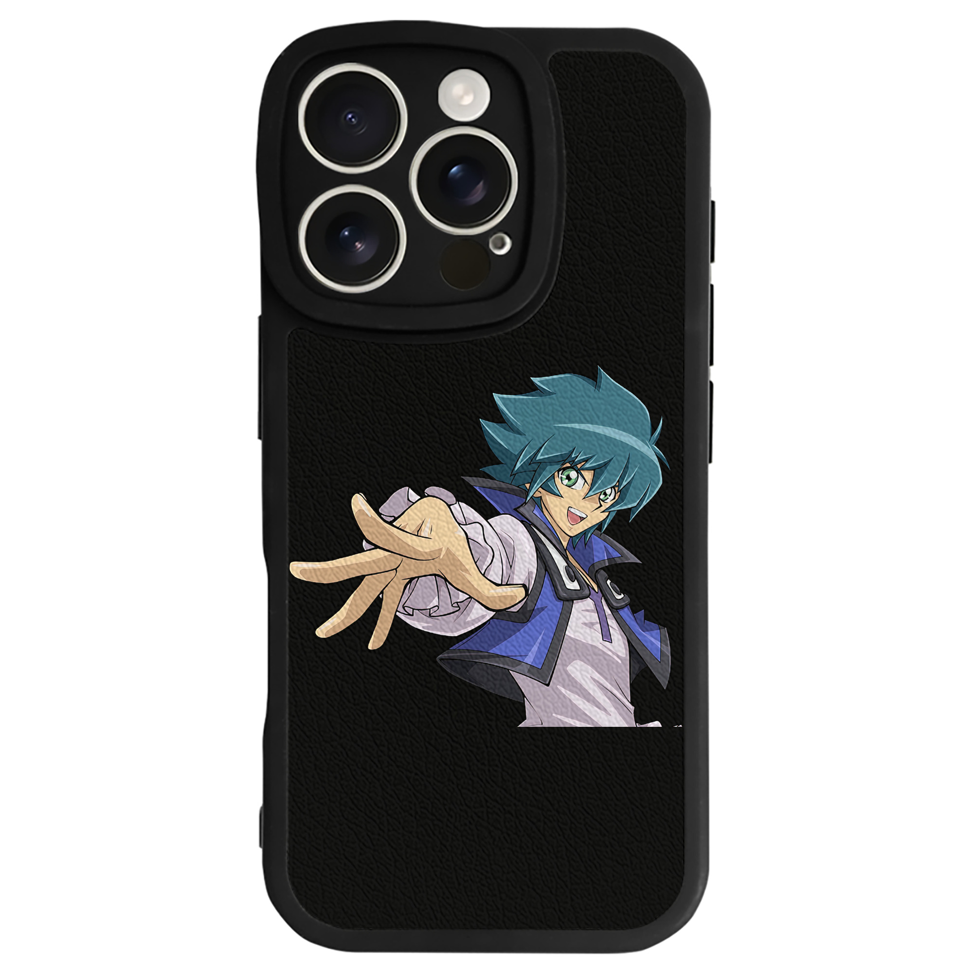 （画像用） 遊☆戯☆王 Yu-Gi-Oh! 【iPhone 16シリーズ対応】シリコンスマホケース（レザー調） 材質：シリコン